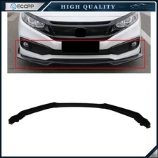 For 2016-2020 Honda Civic Unpainted Black Front Bumper Body Kit Lip 3PCS