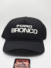 Ford Bronco Black Snapback Hat Cap