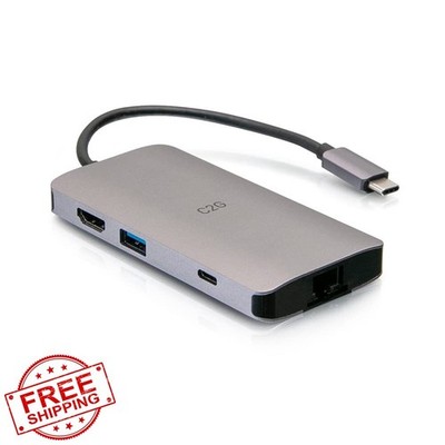 C2G 8-in-1 USB-C mini dock HDMI USB Ethernet SD 100W