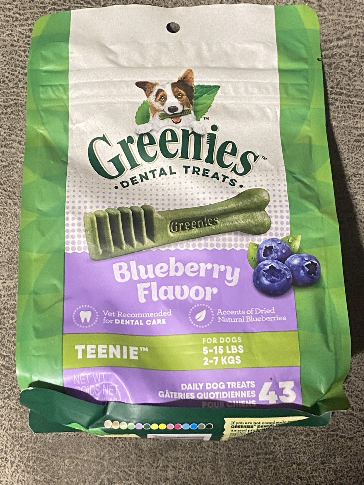 GREENIES Blueberry Dental Dog Treats - 12oz