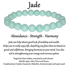 Natural Crystal Healing Chakra Gemstone Bead Bracelet Protection Gem Stone