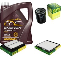 Mann Inspektionspaket Filterset 5L Mannol Energy 5W-30 FüR Hyundai I10 1.1