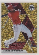 2021 Panini Mosaic Quick Pitch Gold Mosaic Prizm 6/10 Anthony Rendon #51 0c2