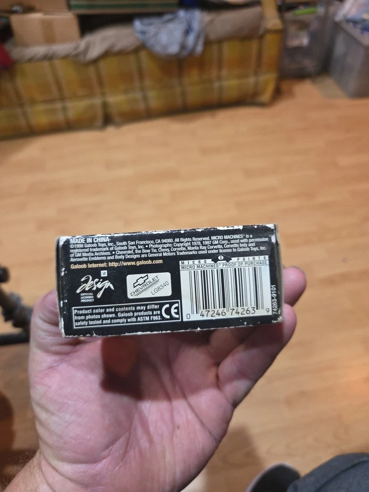 Micro Machines Edición Coleccionista Corvette Serie 1 1954 Roadster Negro  Foto 3 de 4