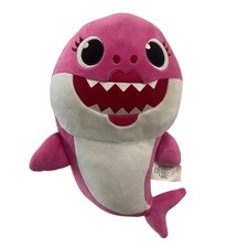 WowWee Mommy Shark 11" Sound Plush Pink Shark Official Pinkfong Works