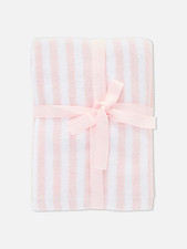 Pack of 2 x 4 Primark Velour Tea Towels 40cm x 60cm 100% Cotton Pink & White
