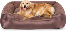 Dog Beds for Large Dogs, Rectangle Washable Pet Bed, Soft Calming Extra Large Do