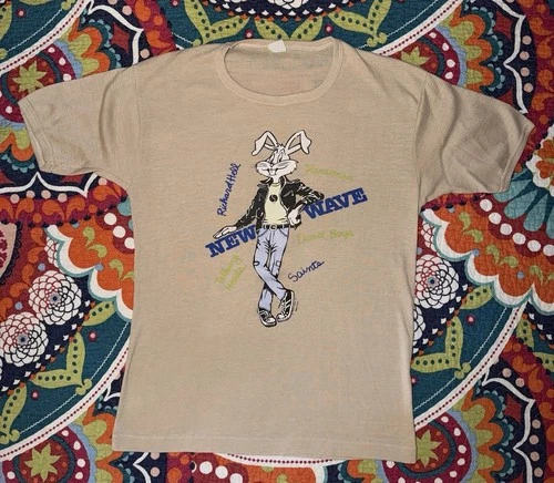 Sire Records New Wave Promo T-Shirt Ramones Ri 1970s vintage concert t-shirt, vintage, single stitch, B+ condition
