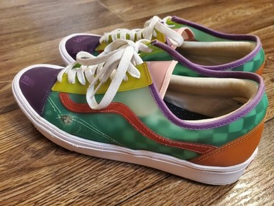 Vans Comfycush Slip Skool J@zz jazz  Green purple Men s Size 12