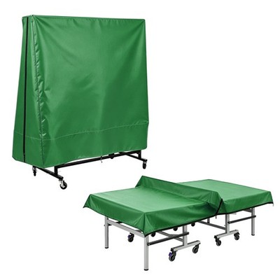 73''H x 65''L x 28''W Outdoor Ping Pong Table Cover with Zipper 1 PCS, Green