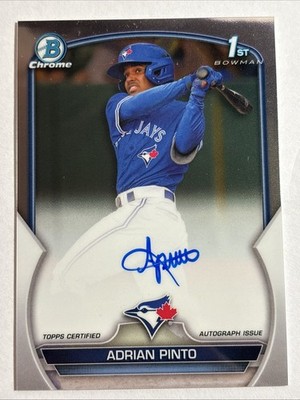 2023 Bowman Chrome - Prospect Autographs #CPA-API Adrian Pinto