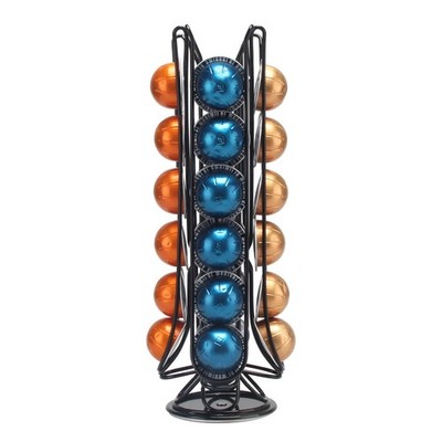 24/36 Nespresso Vertuoline Vertuo drehbare Kaffeekapsel Pod Halter Turm Ständer