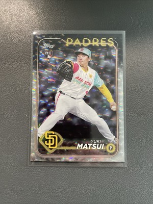 2024 Topps Update Yuki Matsui #US8 RC Rookie Silver Foil San Diego Padres