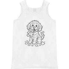 'Cheeky Cockapoo Dog' Adult Vest / Tank Top AV057441 