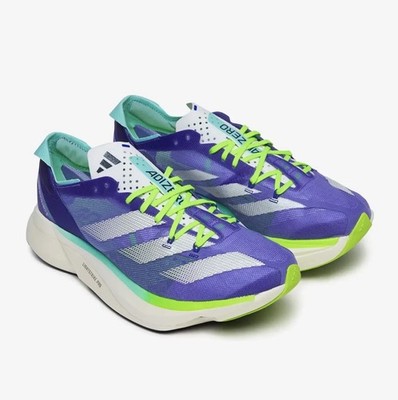 Adidas Adizero Adios Pro 3 Running Shoe Cobalt Blue Lucid Lemon