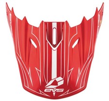 EVS  H16T5P-VSRW T5 Pinner Visor - Red/White