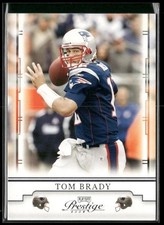 TOM BRADY NEW ENGLAND PATRIOTS 2008 DONRUSS Playoff Prestige Card #56