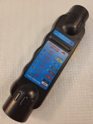 #ad 12V 7 Pin Car Truck Trailer Plug Socket Tester Wiring Circuit Light Test Tool $14.50