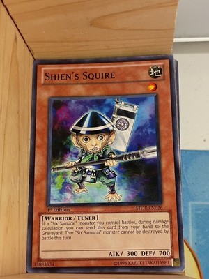 Shien's Squire STOR-EN026 Storm of Ragnarok 1st Edition