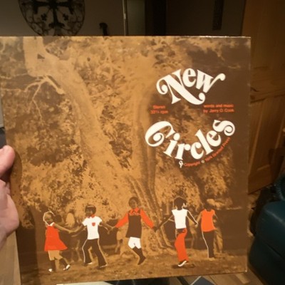 Word Grace Press New Circles Jerry G. Cook Vinyl LP 12'' 33 RPM Brown 1974