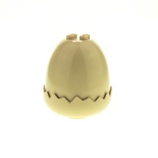 1x Lego Duplo Animal Dino Egg Shell Beige Jagged Edge Zoo 4515387 60769 61236a
