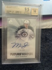 2011 SP AUTHENTIC #228 MARK SCHEIFELE RC FUTURE WATCH AUTO ROOKIE /999 BGS 9.5