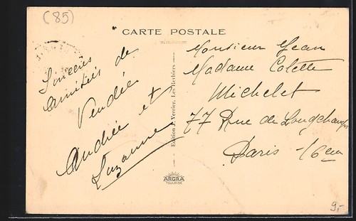 CPA Les Herbiers, Rue du Brandon - Picture 2 of 2