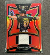 2025 Panini Select - Selective Swatches Bubba Chandler #SS-BC Red Prizm /99...