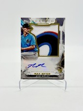 2023 Topps Inception MAX MEYER Jumbo Rookie Patch Autograph RPA SP /99 - MARLINS