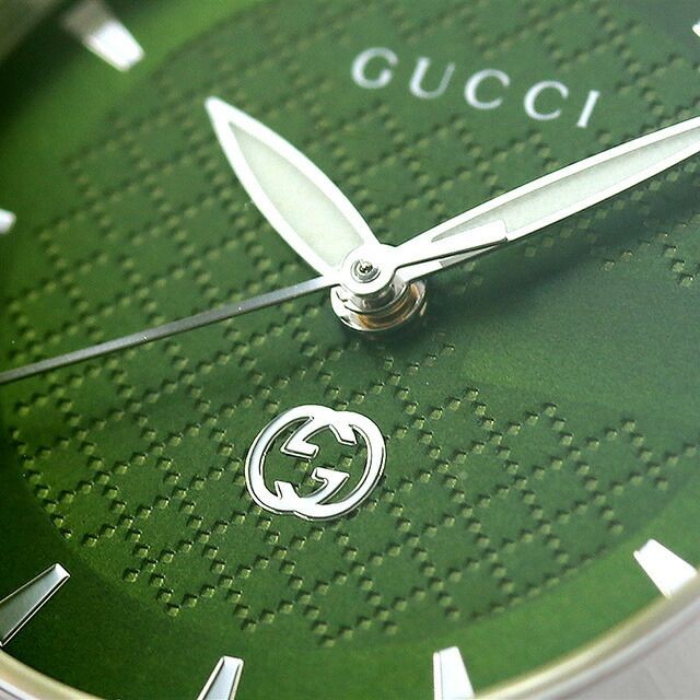 Gucci G-Timeless Women's Watch YA1265048 Green Dial Steel Band New From Japan thumbnail 5
