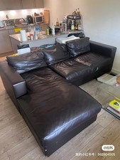 L Shap Leather Comfortable Big Sofa