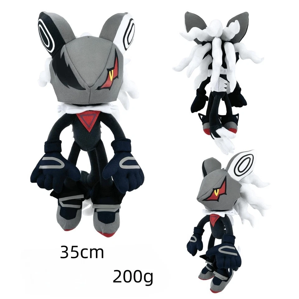 Sonic The Hedgehog Infinite Plush 14" Black TV Character Series Plushy Doll Hot - Image 1 of 2