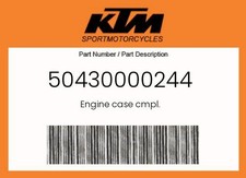 KTM Genuine Engine Case Cmpl. - 50430000244
