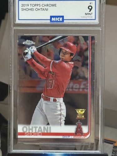 2019 TOPPS CHROME #1 SHOHEI OHTANI TOPPS ROOKIE CUP - ANGELS 2nd YEAR *NICE 9