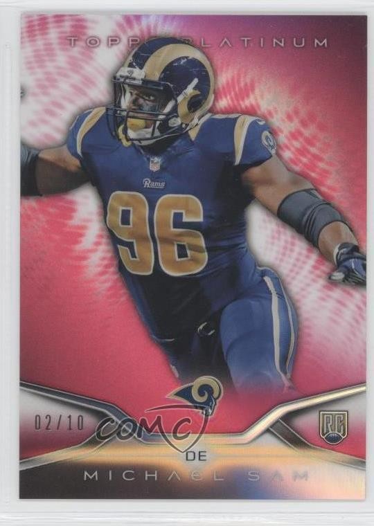 2014 Topps Platinum 2/10 Michael Sam #145 RC 1m8