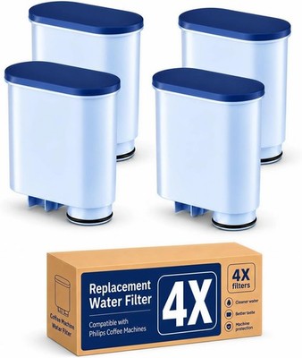 6-Pack Coffee Filter Compatible with Philips AquaClean CA6903/10, 4 Pack