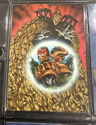 Judge Dread The EPICS LEGENDS Original Artwork Card by Edge Entertainment 1995.