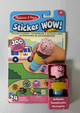 Melissa Doug Sticker Wow Ice Cream Refillable Sticker Activity Toy Read