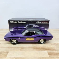 Vintage Jim Beam Whiskey Decanter " '70 Dodge Challenger" Purple 1991 - EMPTY