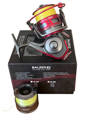 Angelrolle Balzer ACE 1055 mit Ersatzspule Salzwasserfest - Bestzustand