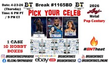 DREA DE MATTEO 2026 Leaf Pop Century Hobby CASE 10 BOX Break #1165BD