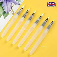 6x Artist Ink Water Brush Pen Set For Watercolor Calligraphy Painting Drawing UK