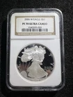 2006 W Proof American Silver Eagle S$1 NGC PF70 Ultra Cameo