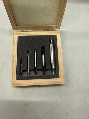 SHARS HSS Center Drill Bit Set 5 pc Double Ended Countersink, #1, #2, #3, #4, #5