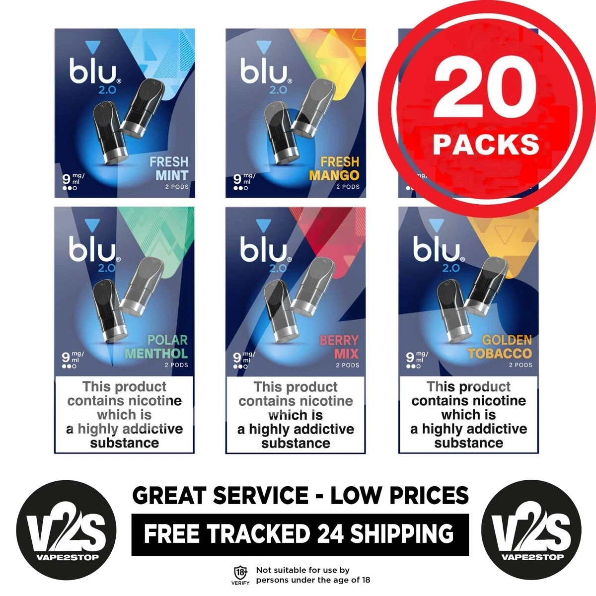 BLU Electronic Smoking, Parts & Accessories for sale