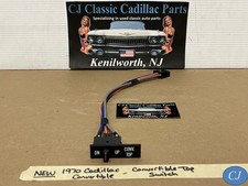 New 1970 Cadillac Convertible Top Switch With Wire Harness Pigtail