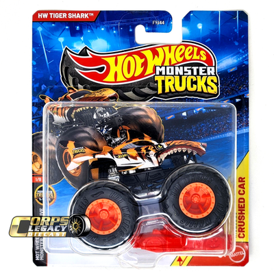 #ad Hot Wheels Monster Trucks HW Tiger Shark Beast Bashers 1:64 2026 Mattel NEW $7.97