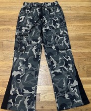 Nwot Womens Green Camouflage Elastic WaisCargo Pants Small