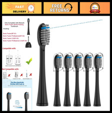 6-Pack Replacement Flossing Toothbrush Heads for Waterpik Sonic Fusion 2.0 SF-01