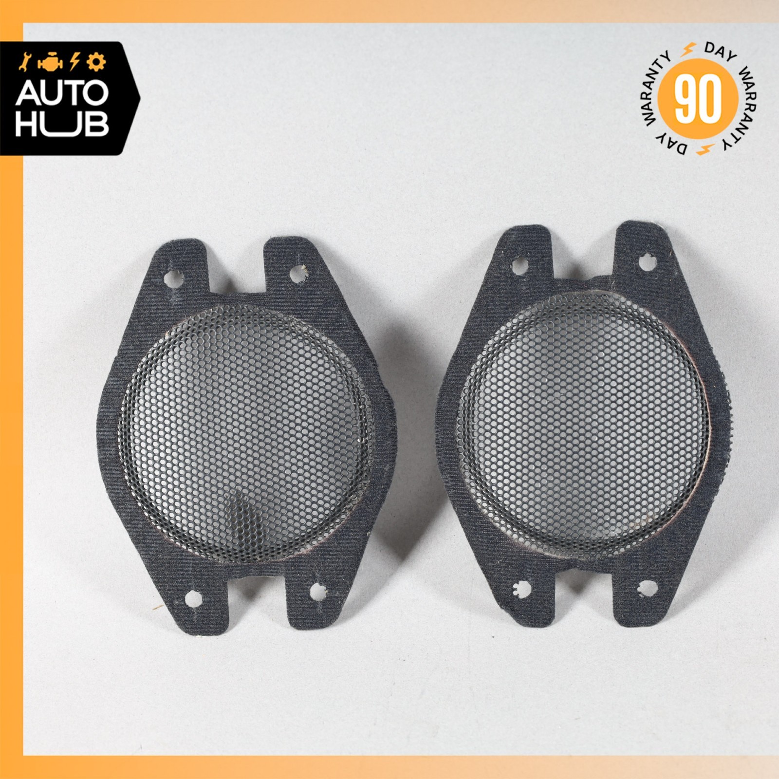 12-18 Bentley Continental Flying Spur Dashboard Speaker Cover Grille Set OEM 40k